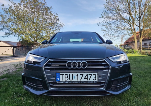 Audi A4 cena 61900 przebieg: 95814, rok produkcji 2017 z Byczyna małe 79